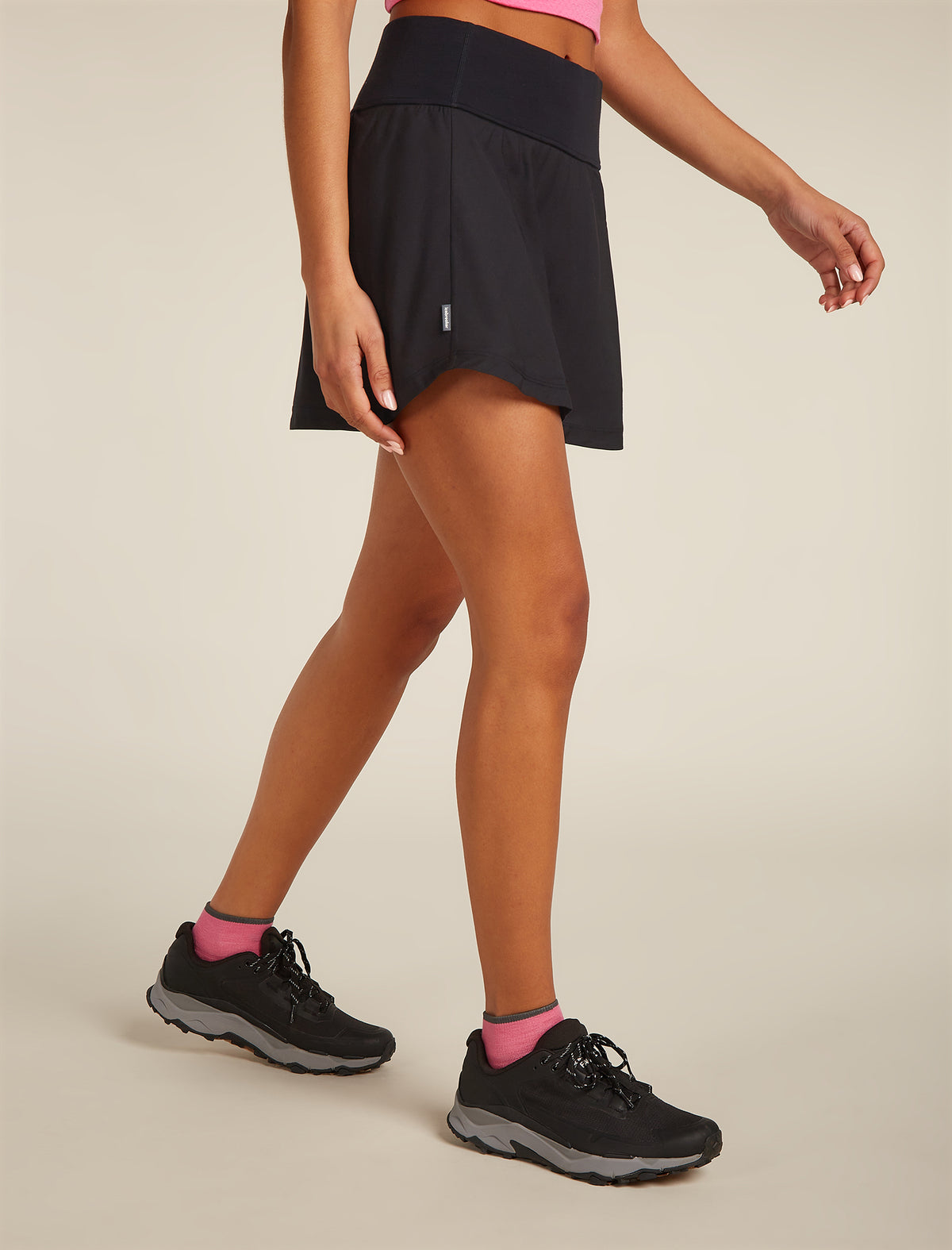 Jupe-short Active 125 Cool-Lite™ en mérinos Women's Black - 1