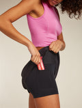 Jupe-short Active 125 Cool-Lite™ en mérinos Women's Black - 8