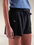 Shorts Crush II en mélange de mérinos Femme Black - 4