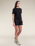 Shorts Crush II en mélange de mérinos Femme Black - 6