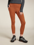 Women's Merino 260 Fastray 25" High Rise Tights Dusty clay - 1