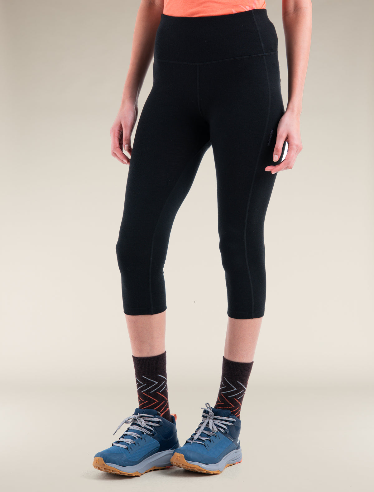 Women's Merino 260 Fastray 20" High Rise 3/4 Tights Black - 3