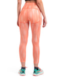 Women's Merino 260 Fastray II 25" High Rise Tights Light Reflections Tang/Glow - 2