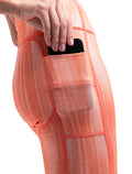 Women's Merino 260 Fastray II 25" High Rise Tights Light Reflections Tang/Glow - 3