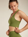 Women's Merino Blend 260 ZoneKnit™ Seamless Bra Sphagnum - 9