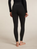 Women's Merino Blend 260 ZoneKnit™ Seamless 25" Tights Black - 2