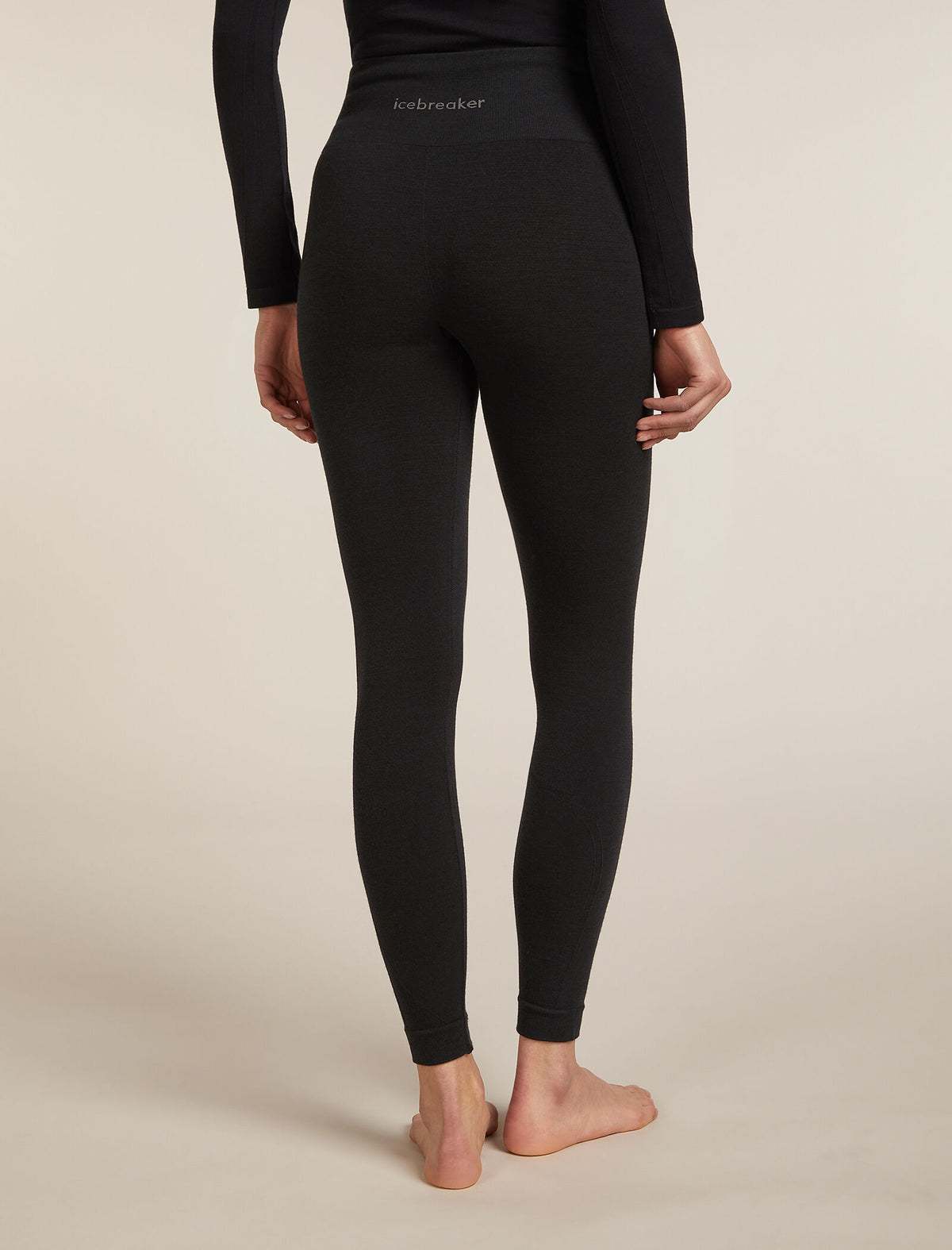Women's Merino Blend 260 ZoneKnit™ Seamless 25" Tights Black - 2