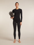 Women's Merino Blend 260 ZoneKnit™ Seamless 25" Tights Black - 4