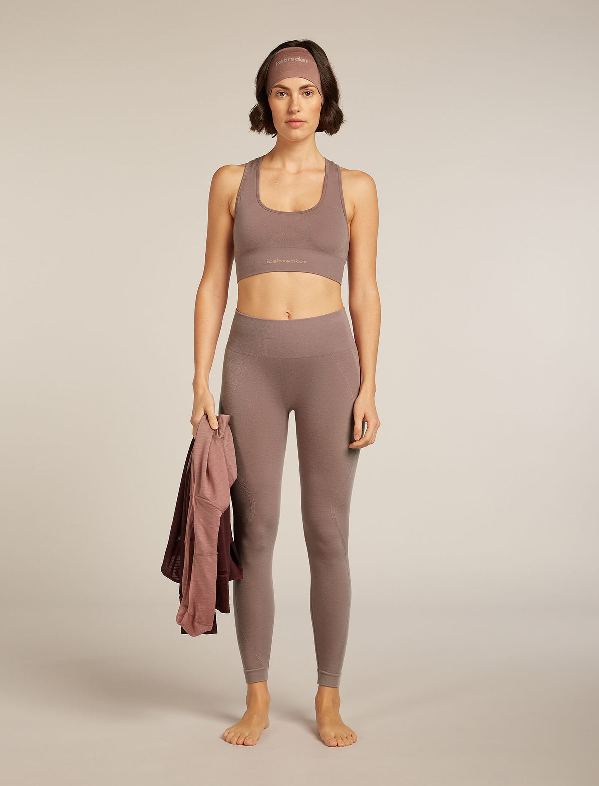 Women's Merino Blend 260 ZoneKnit™ Seamless 25" Tights Summit - 4