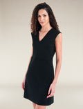Women's Merino 200 Granary Sleeveless V Neck Dress Black - 1