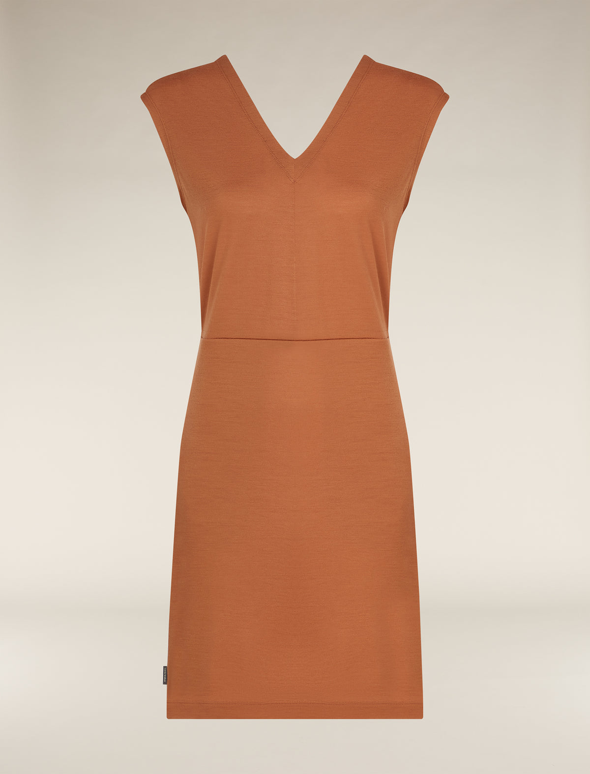 Women's Merino 200 Granary Sleeveless V Neck Dress Dusty clay - 6
