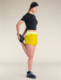 Women's Merino Blend 125 Cool-Lite™ Speed Short Sleeve Slit Back T-Shirt Black - 4