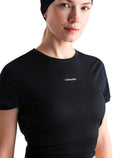 Women's Merino Blend 125 Cool-Lite™ Speed Short Sleeve Slit Back T-Shirt Black - 7
