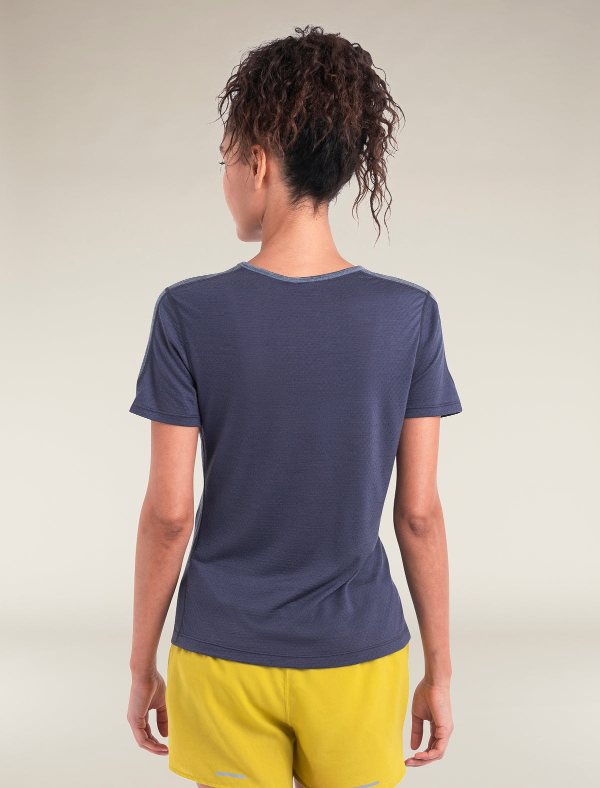 Women's Merino Blend 125 ZoneKnit™ Energy Wind Short Sleeve T-Shirt Graphite/Graphite Heather - 2
