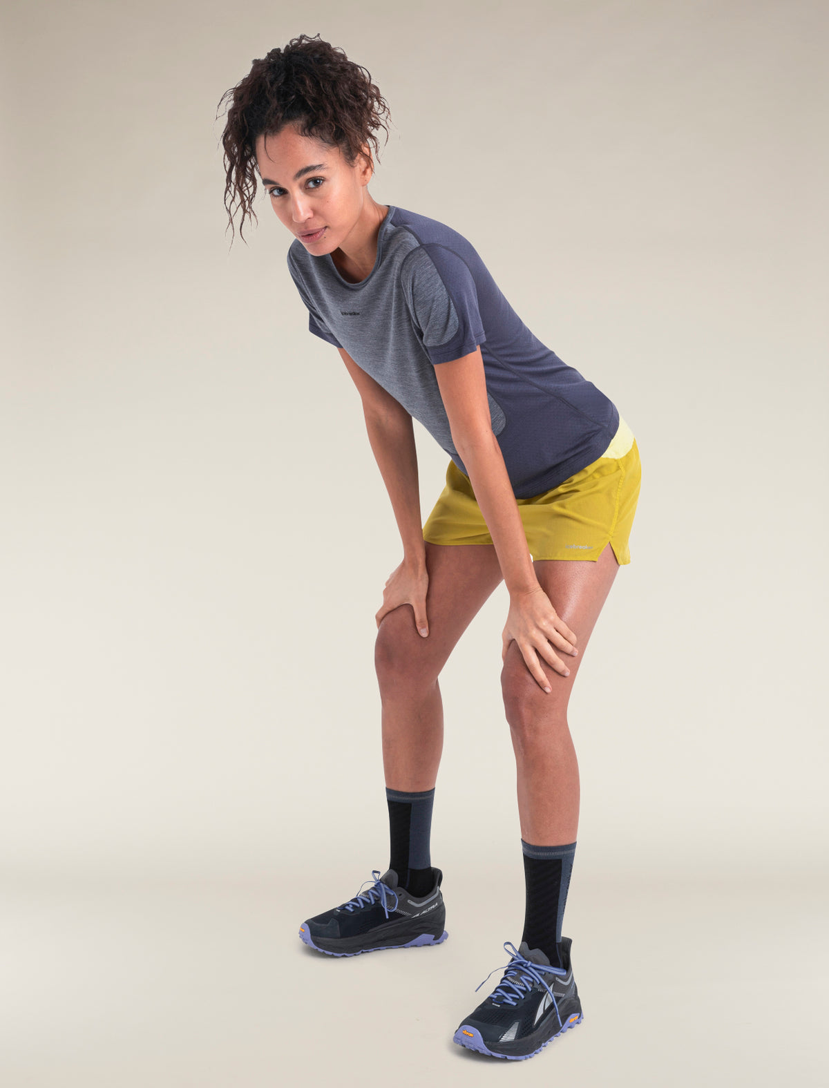 Women's Merino Blend 125 ZoneKnit™ Energy Wind Short Sleeve T-Shirt Graphite/Graphite Heather - 4