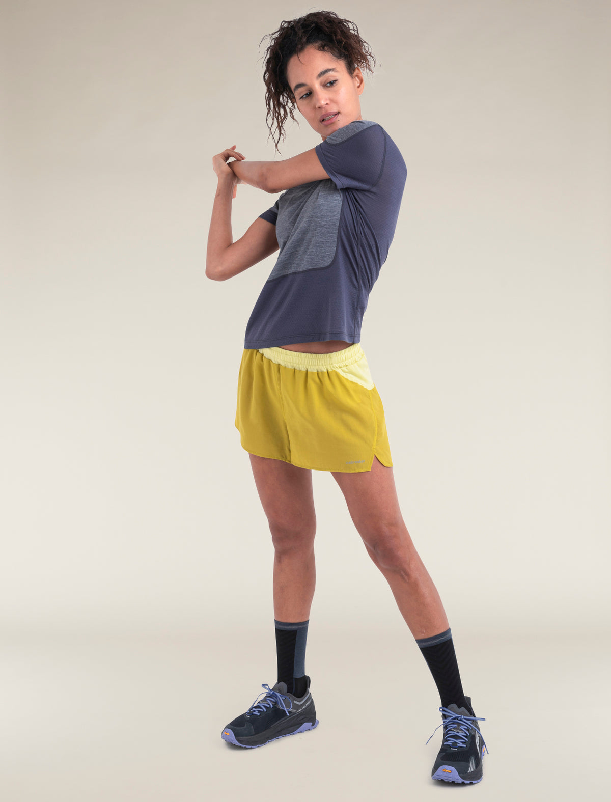 Women's Merino Blend 125 ZoneKnit™ Energy Wind Short Sleeve T-Shirt Graphite/Graphite Heather - 5