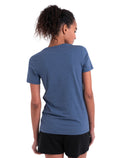 Women's Merino Blend Central Classic T-Shirt Glacial Flow Logo Dawn - 2