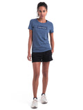 Women's Merino Blend Central Classic T-Shirt Glacial Flow Logo Dawn - 3