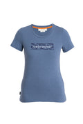 Women's Merino Blend Central Classic T-Shirt Glacial Flow Logo Dawn - 6