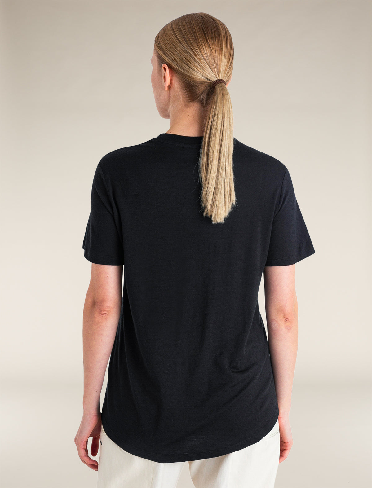 Women's Merino 150 Tech Lite Short Sleeve Relaxed T-Shirt Black - 2