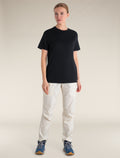 Women's Merino 150 Tech Lite Short Sleeve Relaxed T-Shirt Black - 3