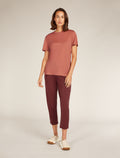 Women's Merino 150 Tech Lite Short Sleeve Relaxed T-Shirt Cedar Wood - 3
