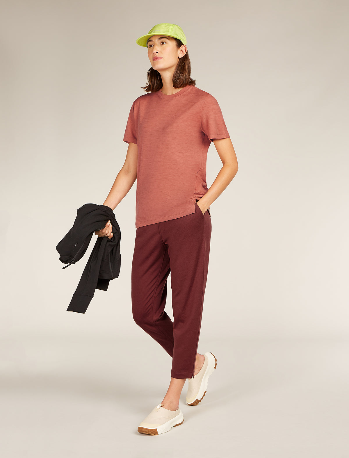 Women's Merino 150 Tech Lite Short Sleeve Relaxed T-Shirt Cedar Wood - 4