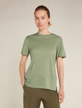 Women's Merino 150 Tech Lite Short Sleeve Relaxed T-Shirt Oil/Black/Silver - 1