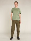 Women's Merino 150 Tech Lite Short Sleeve Relaxed T-Shirt Oil/Black/Silver - 3
