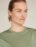 Women's Merino 150 Tech Lite Short Sleeve Relaxed T-Shirt Oil/Black/Silver - 5