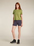 Women's Merino 150 Tech Lite Short Sleeve Crop T-Shirt Olive - 4