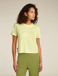 Women's Merino 150 Tech Lite Short Sleeve Crop T-Shirt Citrine - 1