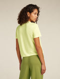 Women's Merino 150 Tech Lite Short Sleeve Crop T-Shirt Citrine - 2