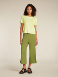 Women's Merino 150 Tech Lite Short Sleeve Crop T-Shirt Citrine - 3