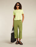 Women's Merino 150 Tech Lite Short Sleeve Crop T-Shirt Citrine - 4