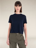 Women's Merino 150 Tech Lite Short Sleeve Crop T-Shirt Glacier - 1
