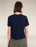 Women's Merino 150 Tech Lite Short Sleeve Crop T-Shirt Glacier - 2
