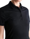 Women's Merino 150 Tech Lite Short Sleeve Polo Black - 6