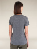 Women's Merino 150 Tech Lite Short Sleeve T-Shirt Gritstone Heather - 2