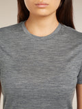 Women's Merino 150 Tech Lite Short Sleeve T-Shirt Gritstone Heather - 6
