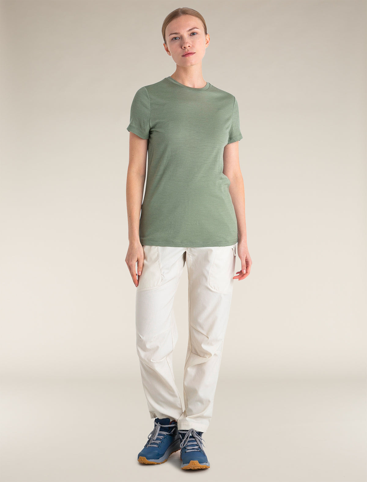 Women's Merino 150 Tech Lite Short Sleeve T-Shirt Oil/Black/Silver - 3