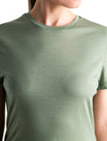 Women's Merino 150 Tech Lite Short Sleeve T-Shirt Oil/Black/Silver - 5