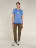 Women's Merino 150 Tech Lite Short Sleeve T-Shirt Camping Circle Baja - 3