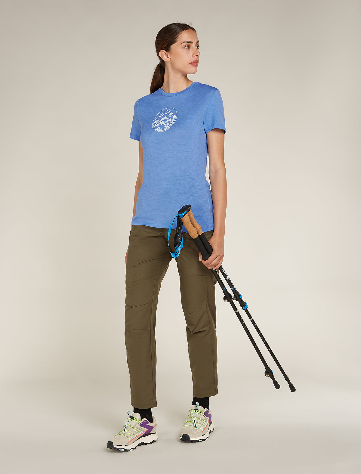 Women's Merino 150 Tech Lite Short Sleeve T-Shirt Camping Circle Baja - 4
