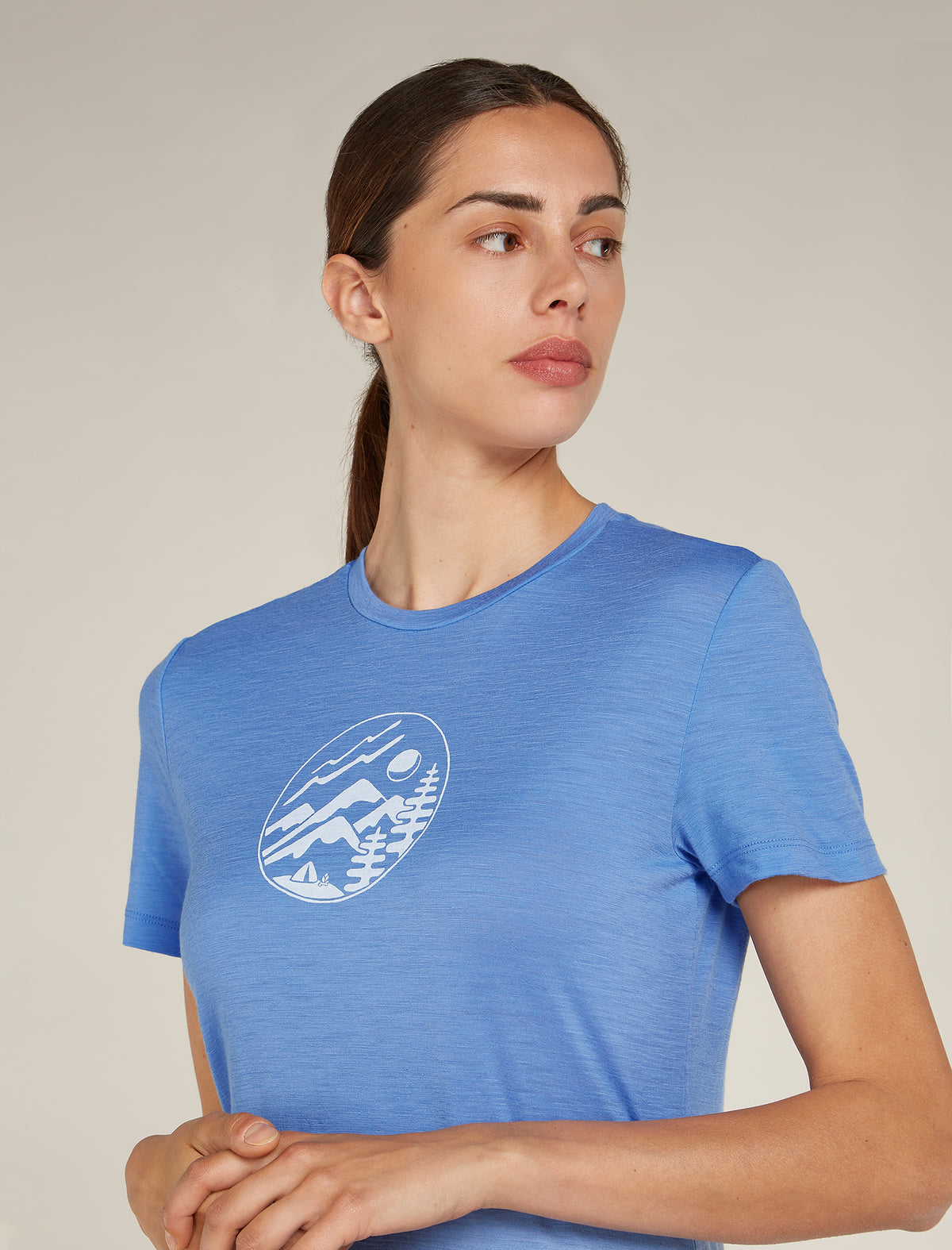 Women's Merino 150 Tech Lite Short Sleeve T-Shirt Camping Circle Baja - 5