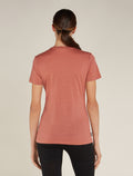 Women's Merino 150 Tech Lite Short Sleeve T-Shirt Camping Circle Cedar Wood - 2