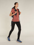 Women's Merino 150 Tech Lite Short Sleeve T-Shirt Camping Circle Cedar Wood - 4