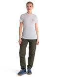 Women's Merino 150 Tech Lite III T-Shirt Natural Run Club 2.0 Ecru Heather - 3