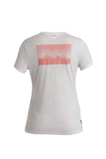 Women's Merino 150 Tech Lite III T-Shirt Natural Run Club 2.0 Ecru Heather - 8