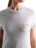 Women's Merino 150 Tech Lite III T-Shirt Natural Run Club 2.0 Ecru Heather - 6
